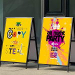 A-Frames with Full Color Digital Print