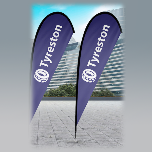 Tear Drop Flags
