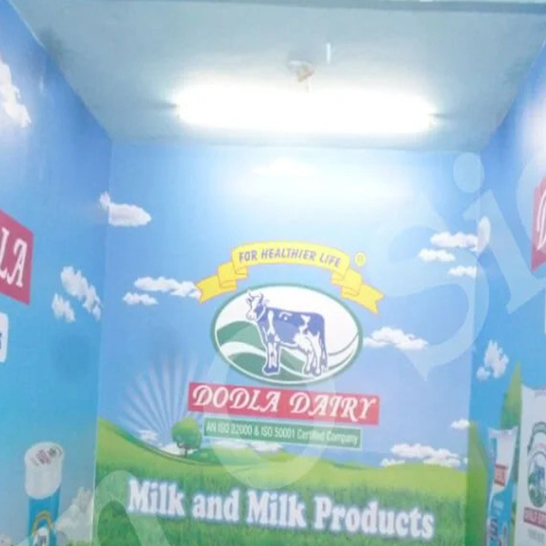 Inshop Branding Wall Design