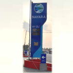 Pylon Signage Petrol Bunk