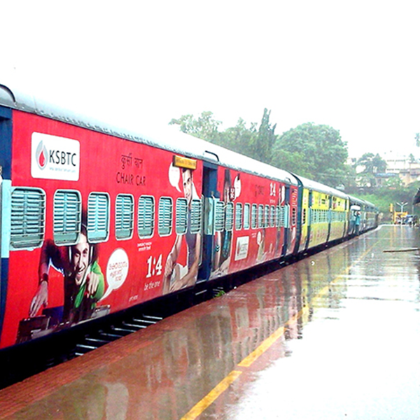 Railway Station Advertisement