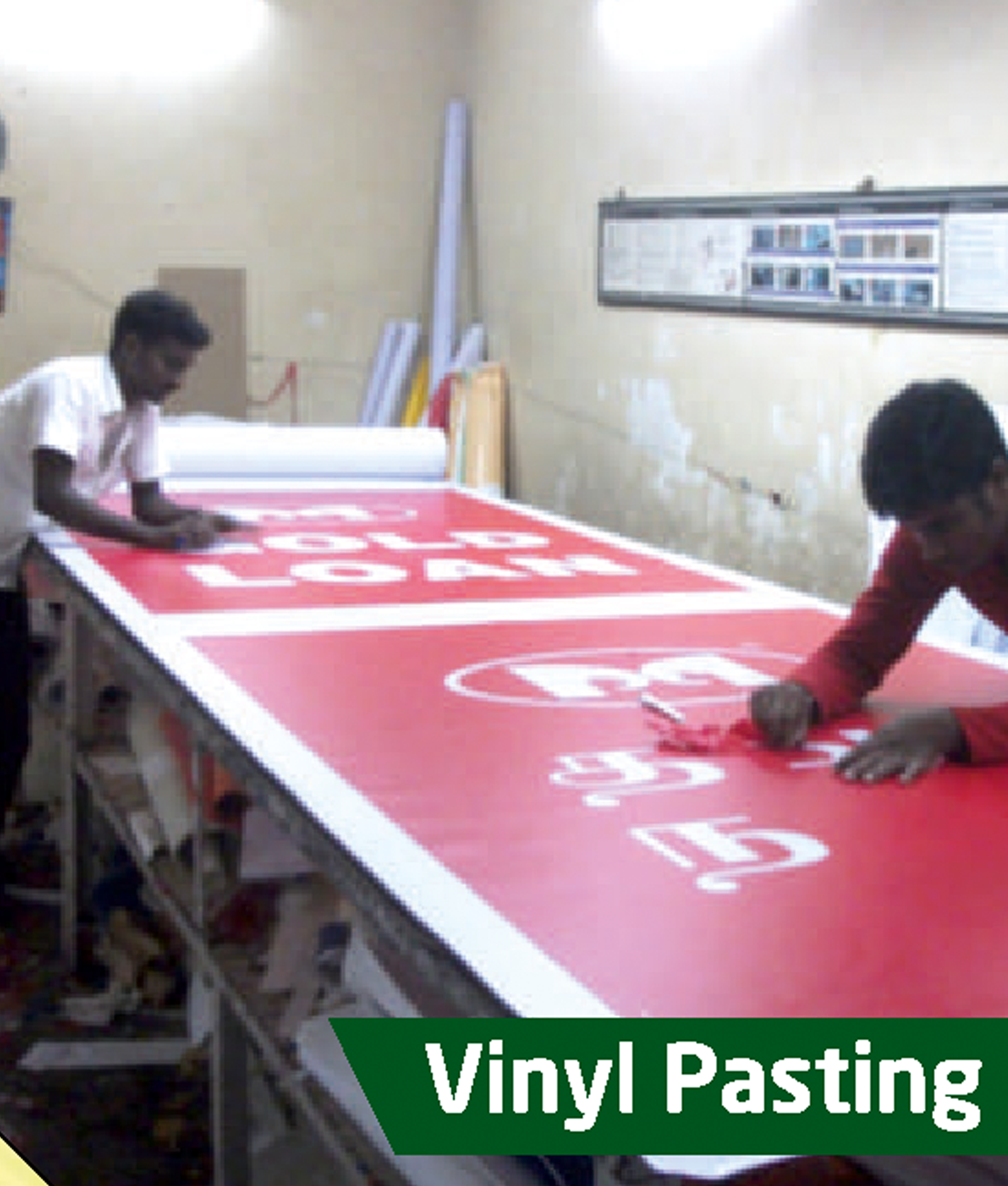 Vinyl Pasting