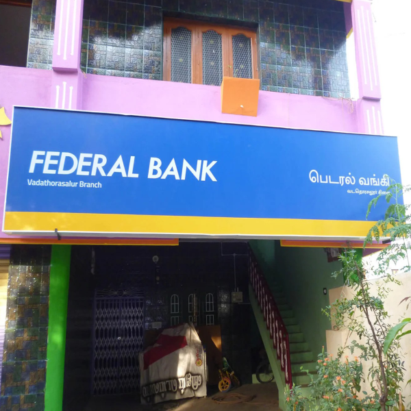 GlowSignBoard Federal Bank