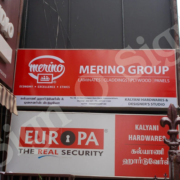 GlowSignBoard Merino Group